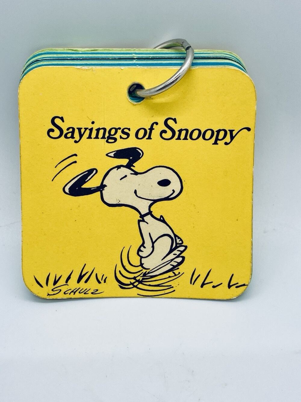 Vintage 1970 Peanuts Comic Flip Book Hallmark Sayings Of Snoopy